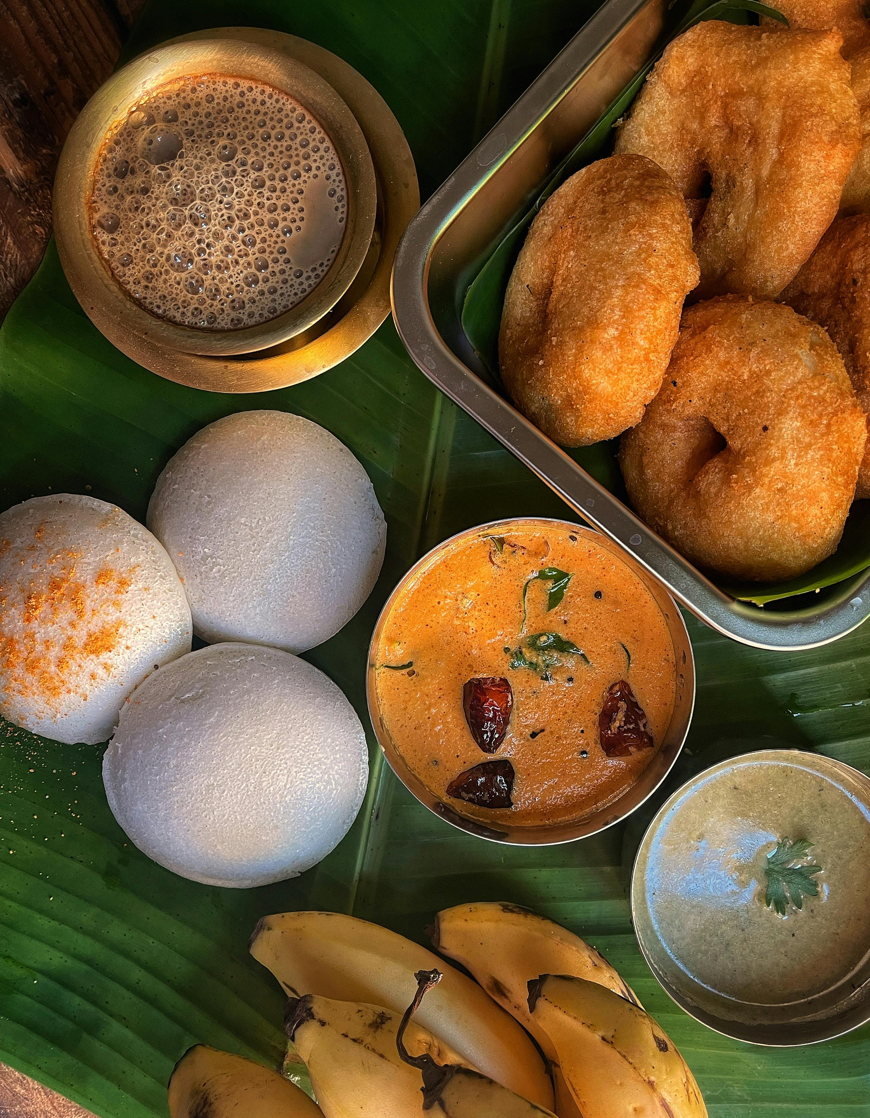 A variety of South Indian dishes showcasing regional diversity
