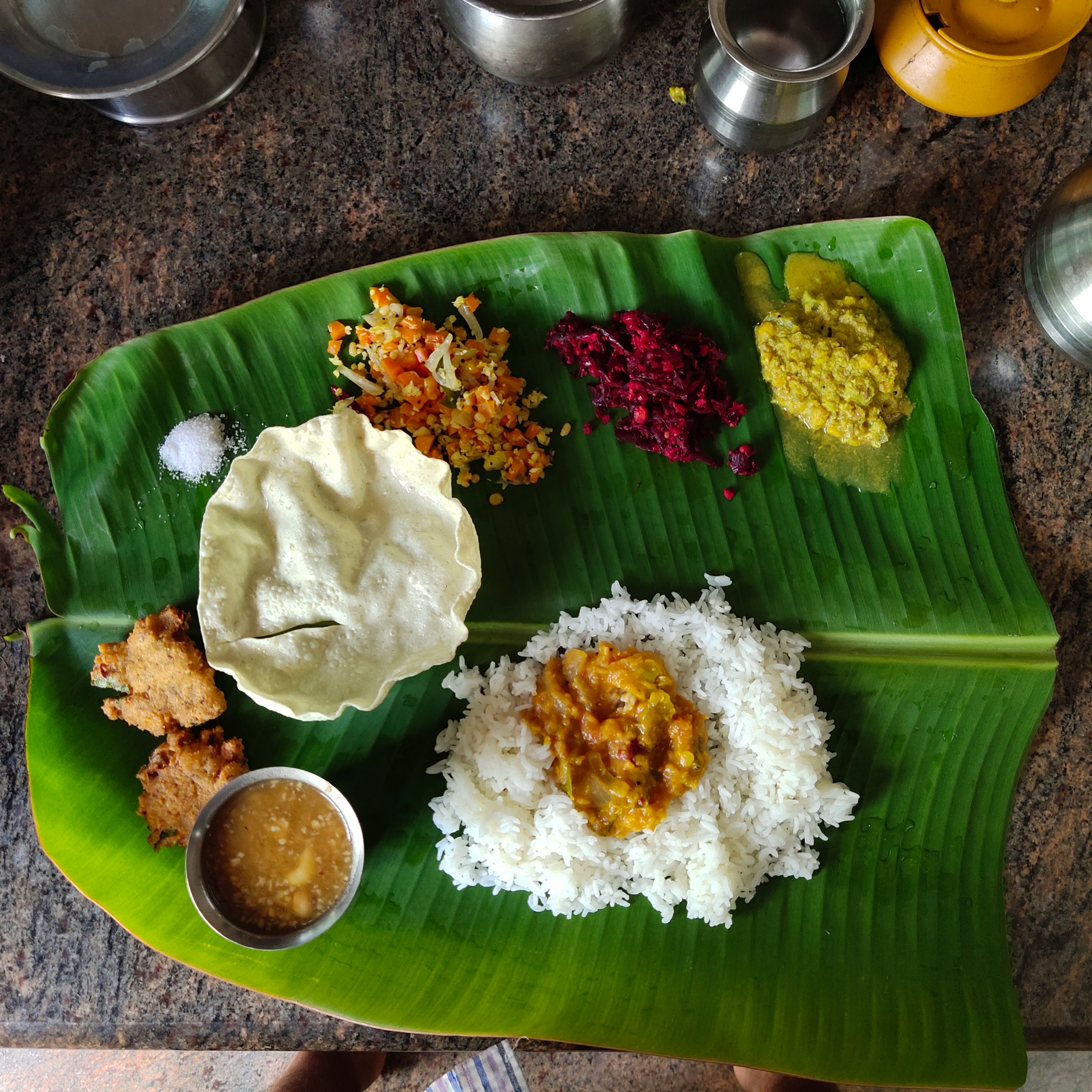 A variety of South Indian dishes showcasing regional diversity